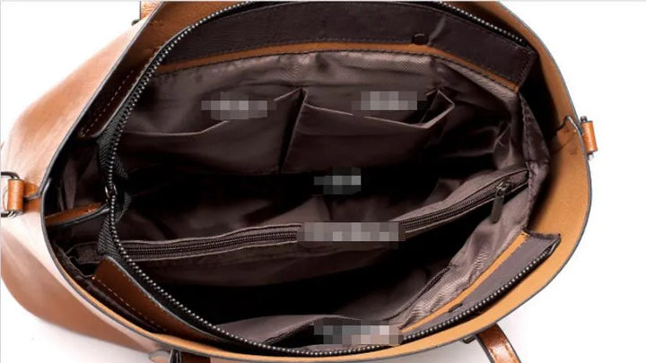 Nicole | Vintage Leder Umhängetasche