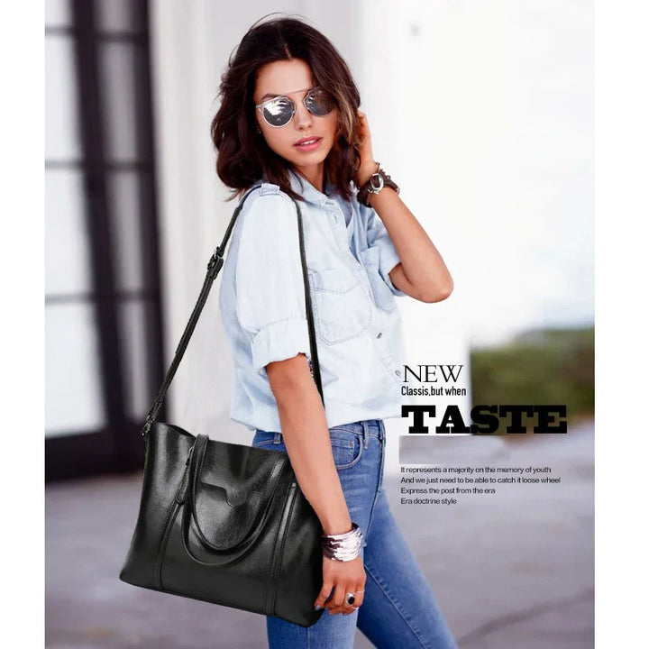 Kelley | Luxuriöse Veganer Lederhandtasche