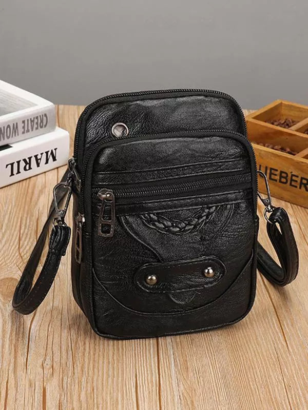 Vellana – Vintage-Leder-Umhängetasche